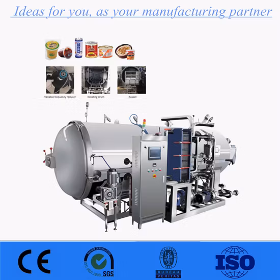 Stainless Steel Material Mini Food Door Retort and Stream Sterilizer for Sale