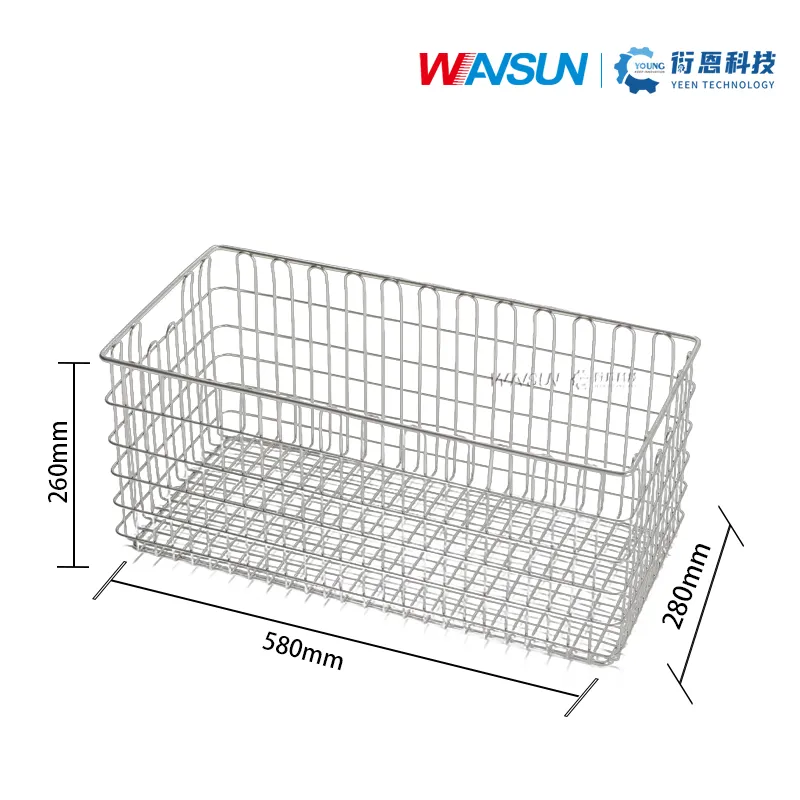 Instrumentos oftálmicos consumíveis para endoscópio, armazenamento cirúrgico, cestas de esterilização para clínicas hospitalares