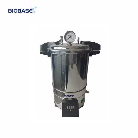 Autoclave portátil Biobase tipo 18L com controle de temporização